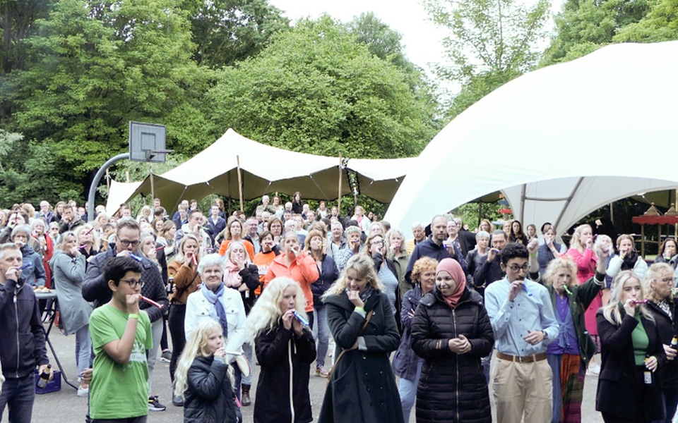 Prodome MCL tentverhuur stretchtent X-dome tent personeelsfeest