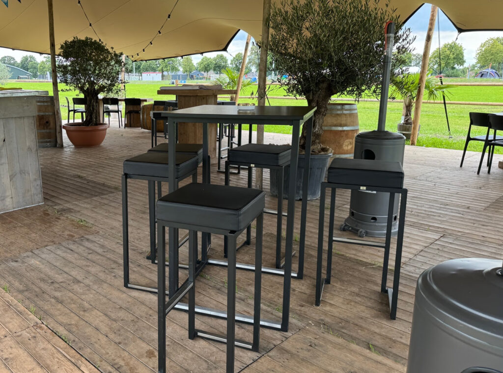 Statafel huren tent evenement