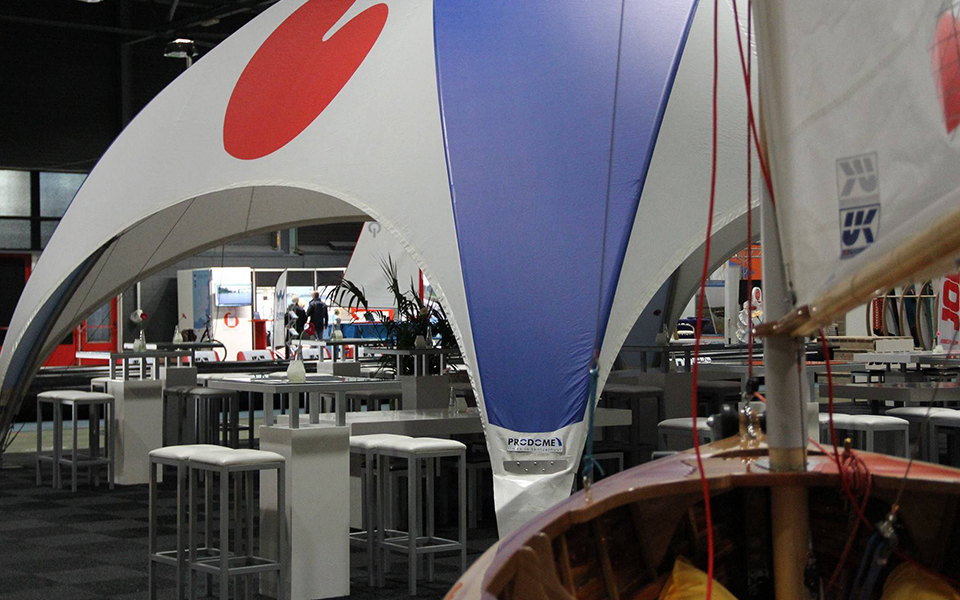 X-dome tent huren beurs WTC Expo Leeuwarden